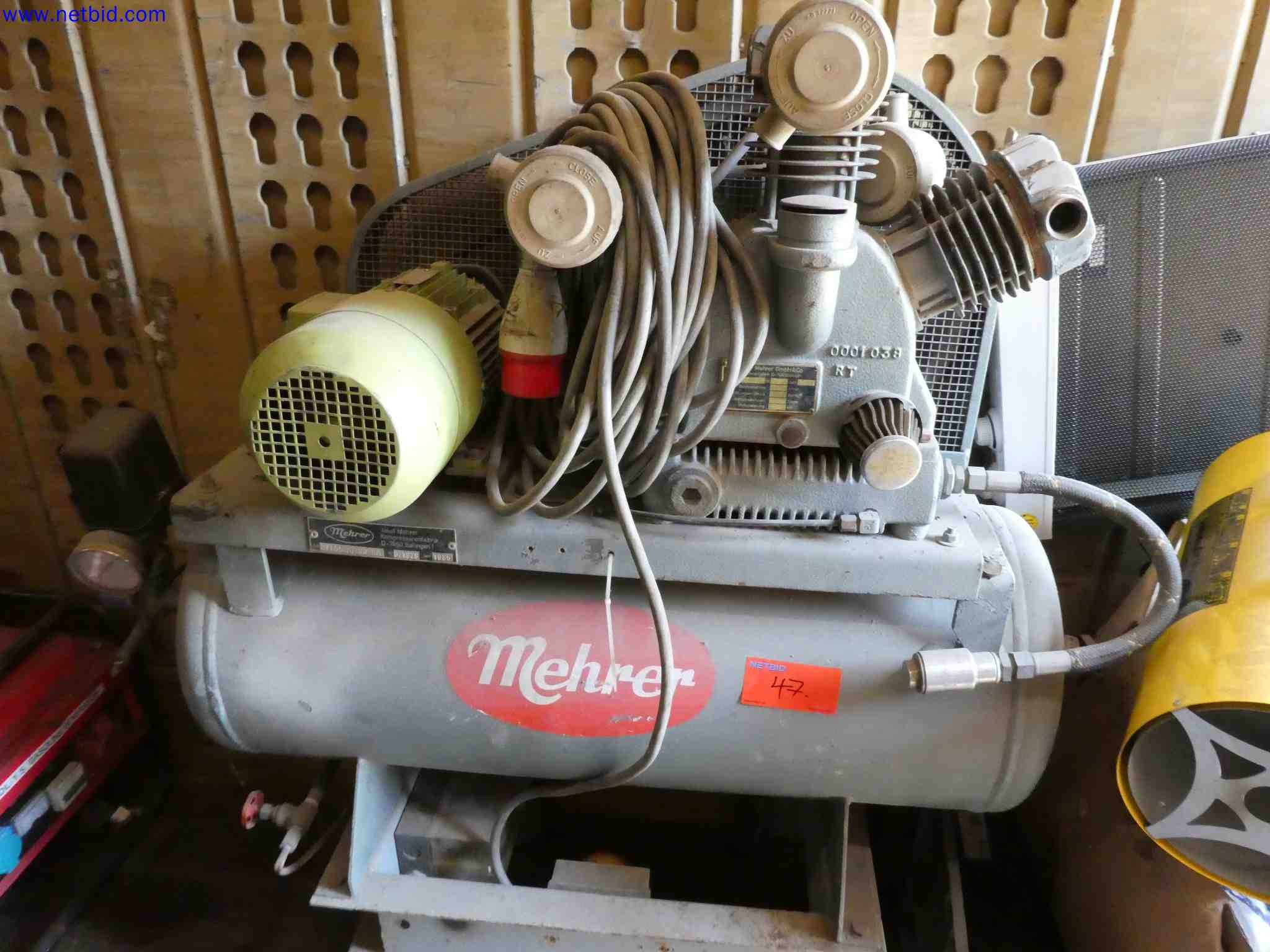 mobiler Kolbenkompressor Mehrer AVT55,2,2-90-HM